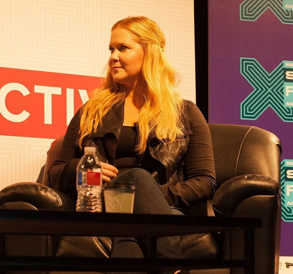 Amy Schumer at SXSW speaking on a panel, March 2015