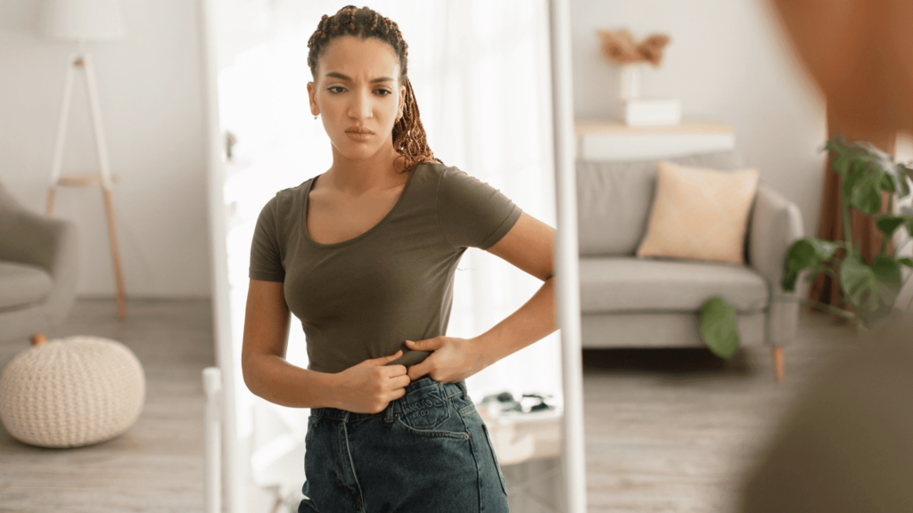 Woman thinking she's gaining weight on Suboxone