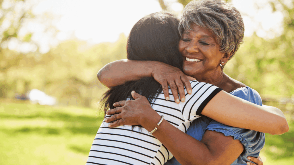 Family hugging after successful Suboxone treatment