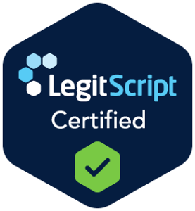 LegitScript certified telemedicine provider badge