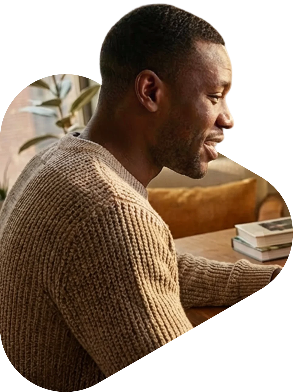 Person sharing their recovery story in an online peer support group session