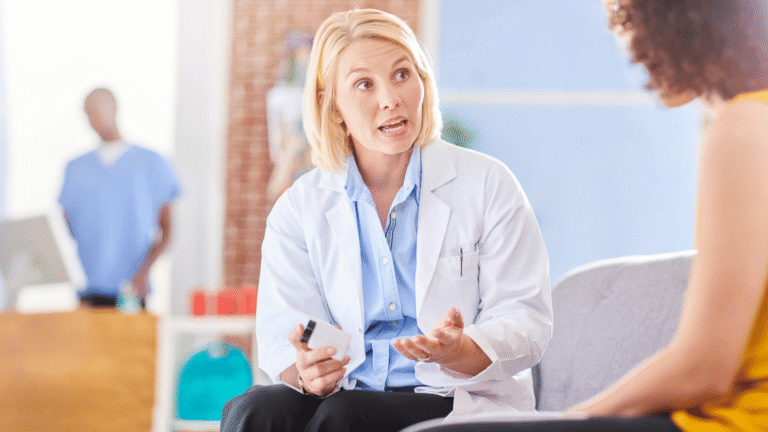 Pharmacist explaining why the pharmacy is out of Wegovy