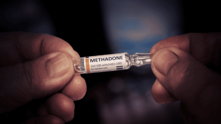 Vial of methadone