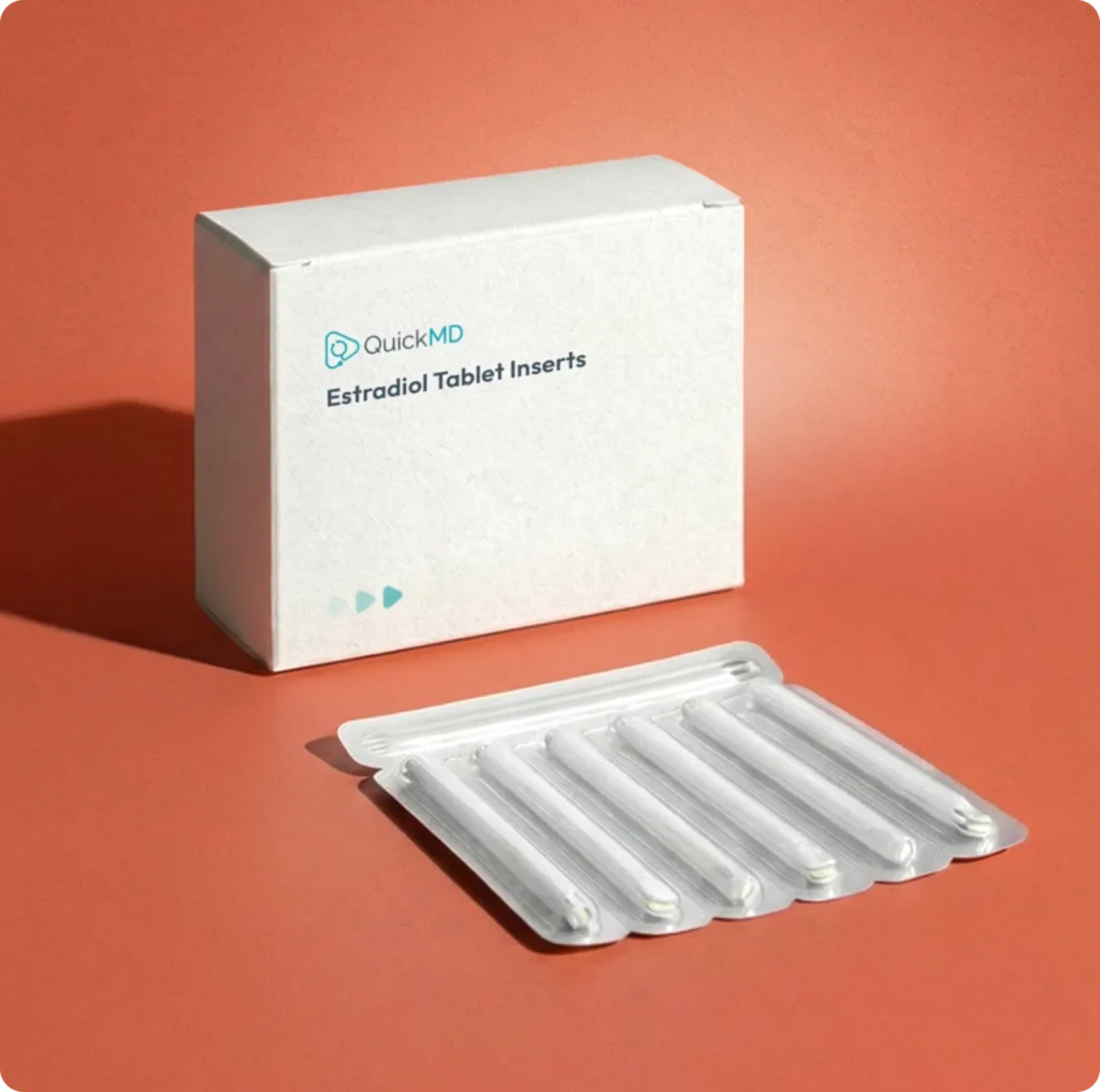 QuickMD Estradiol vaginal inserts medication prescription