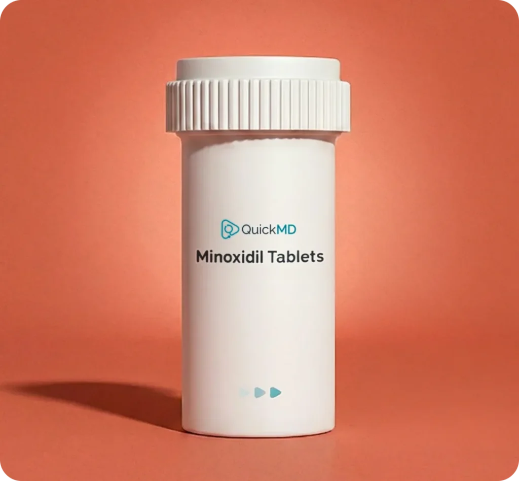 QuickMD Minoxidil tablets mobile medication prescription