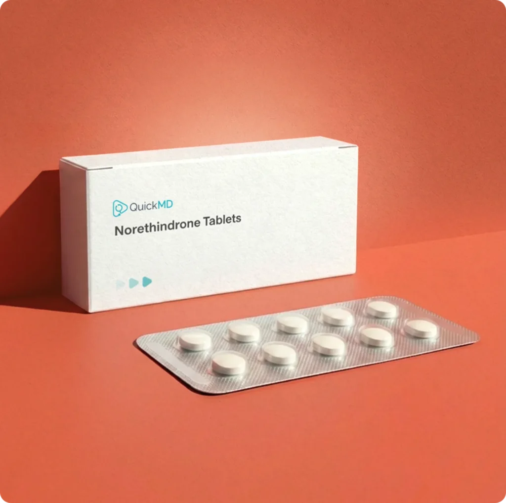 QuickMD Norethindrone tablets medication prescription