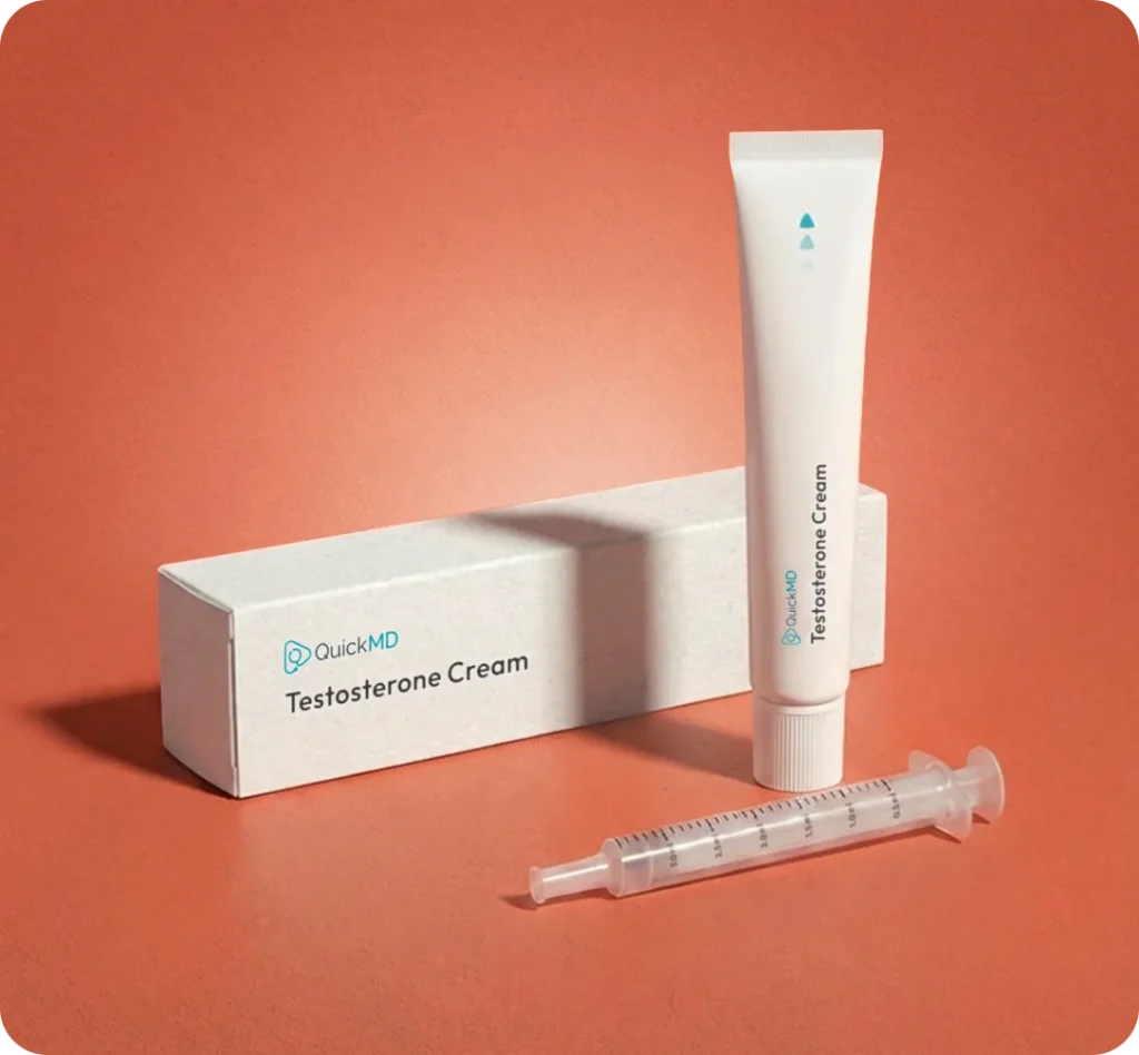 QuickMD Testosterone cream mobile medication prescription