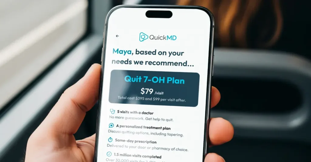 QuickMD Launches Quit 7-OH Plan for People Seeking Help Quitting 7-OH and Kratom