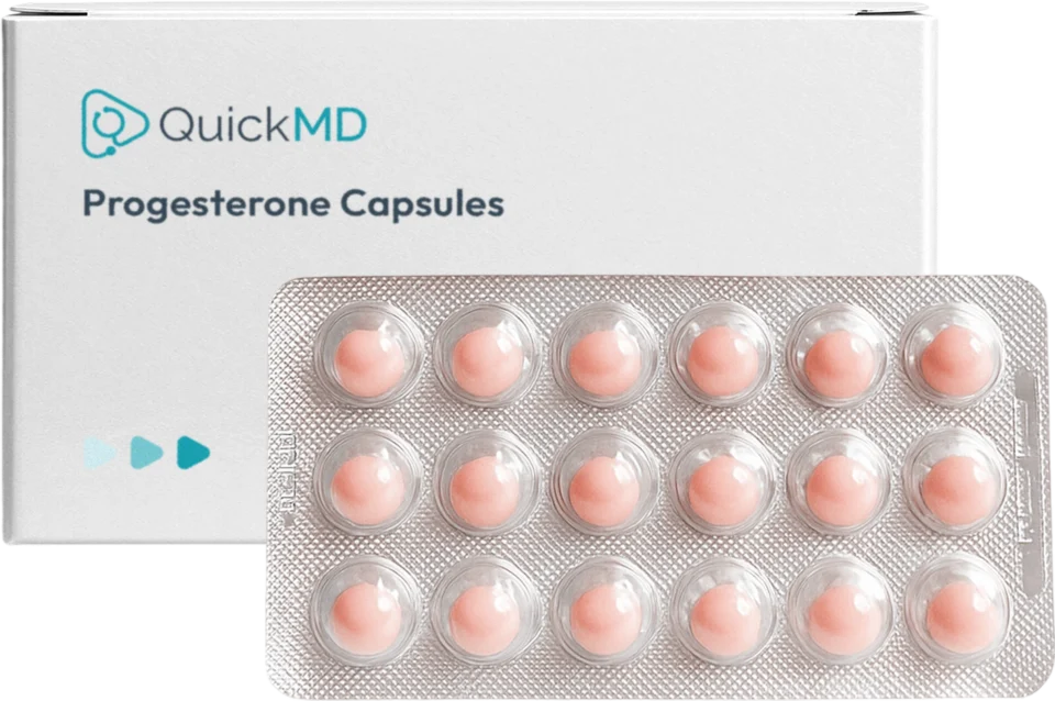QuickMD Progesterone capsules prescription for Menopause Hormone Therapy