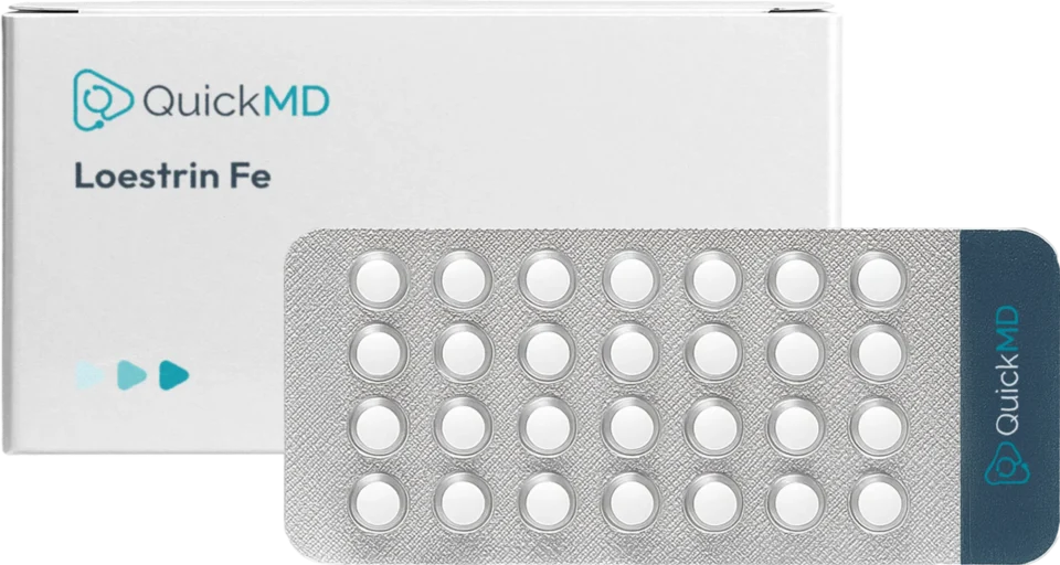 QuickMD Loestrin Fe prescription for Menopause Hormone Therapy