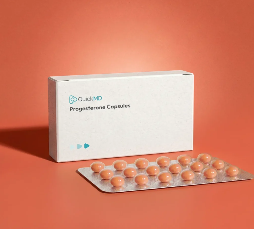 QuickMD Progesterone capsules prescription for Menopause Hormone Therapy