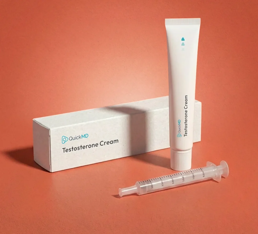 QuickMD Testosterone cream prescription for Menopause Hormone Therapy